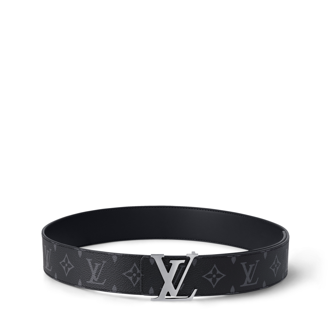LV Initiales 40MM Reversible Belt Monogram Eclipse Canvas